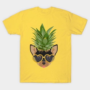 Chihuahua Shirt for Women, Kids, Boys, Teen Girls, Pineapple Dog Mom Dad Chihuahua T-Shirt